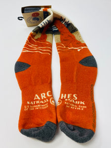 Delicate Arch WPA Style Socks