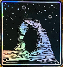 Load image into Gallery viewer, Delicate Arch Night Sticker