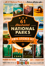 Load image into Gallery viewer, 61 National Parks Sticker Set