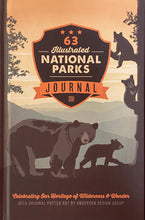 Load image into Gallery viewer, 63 Illustrated National Parks Journal