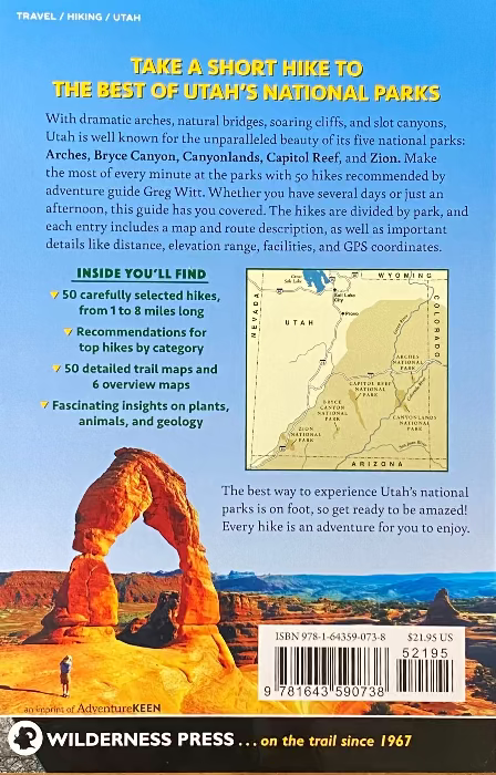 50 Best Short Hikes: Utah's National Parks