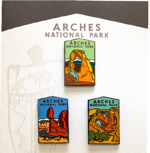 Arches National Park Lapel Pin Set