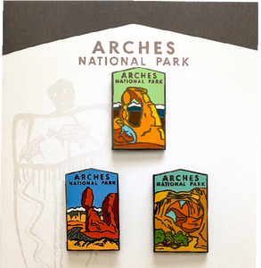 Arches National Park Pin Set