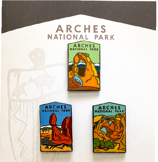 Arches National Park Pin Set