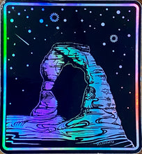 Load image into Gallery viewer, Delicate Arch Night Sticker