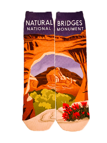 SOCK NATURAL BRIDGES CREW