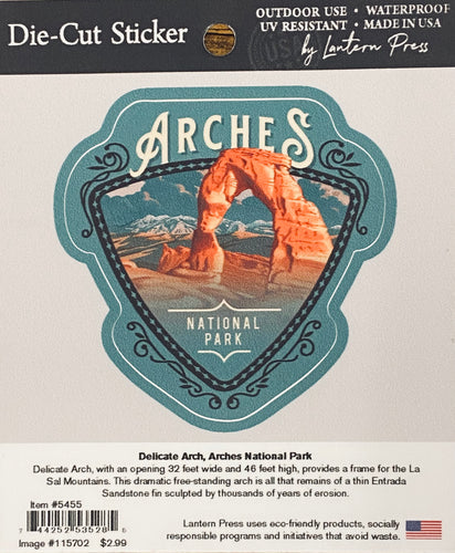 Arches Die-Cut Sticker