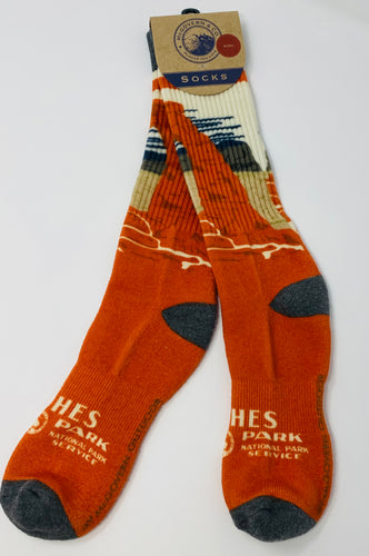 Delicate Arch WPA Style Socks