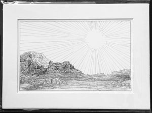 Desert Sunrise - 5X7 Print
