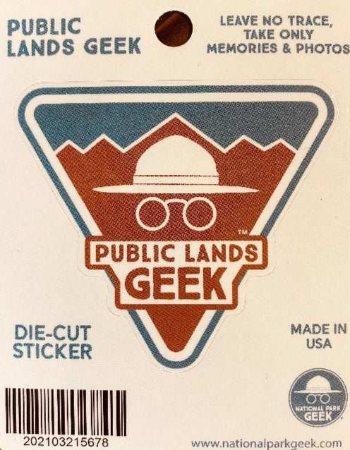 Public Lands Geek Sticker