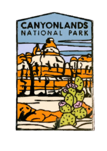 Canyonlands Needles Lapel Pin