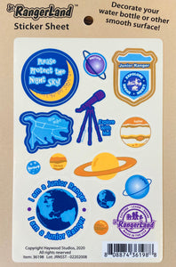 Jr Ranger Night Sky Stickers