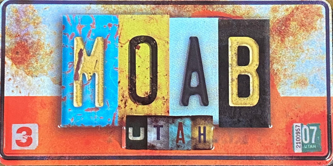 Moab License Plate Magnet