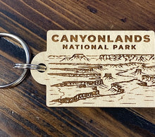 Load image into Gallery viewer, Canyonlands Wood Keychain