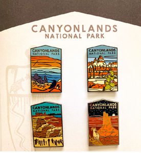 Canyonlands National Park Pin Set