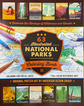 Load image into Gallery viewer, 63 National Parks Coloring Book