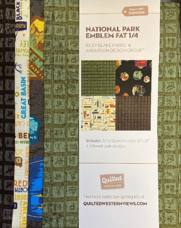 National Park Emblem Fat Qtrs 4