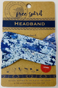 Purple Lichen Headband
