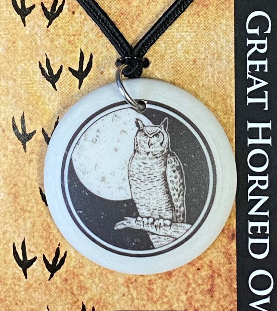 Pathfinder Great Horned Owl Pendant