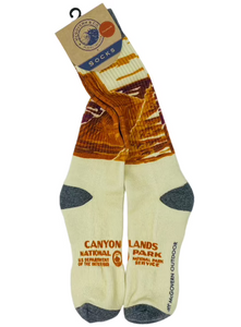 Canyonlands WPA Style Socks