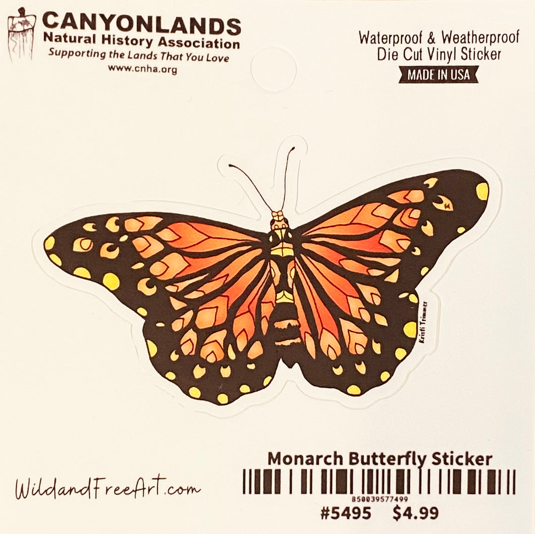 Sticker Monarch Butterfly