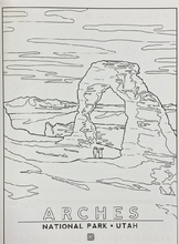 Load image into Gallery viewer, 63 National Parks Coloring Book