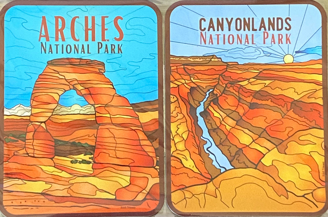 Arches & Canyonlands Magnet Set