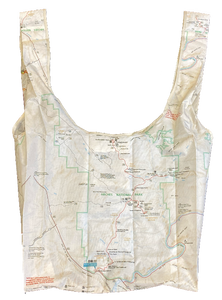 Arches & Canyonlands Maps Rip Stop Tote Bag