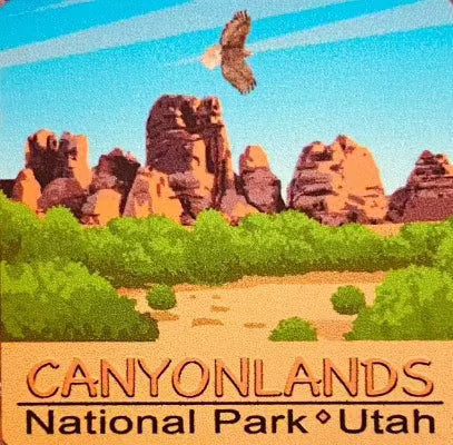 Canyonlands Wooden Lapel Pin