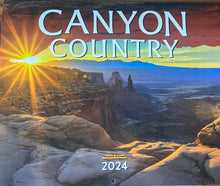 Load image into Gallery viewer, 2024 Canyon Country Wall Calendar