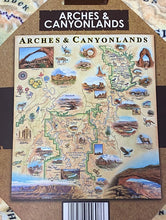 Load image into Gallery viewer, Arches &amp; Canyonlands Map Blanket