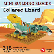 Load image into Gallery viewer, Mini Building Blocks Collared Lizard