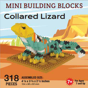 Mini Building Blocks Collared Lizard